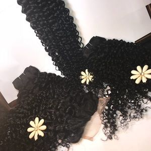 Mongolian curl pattern. 100% human hair